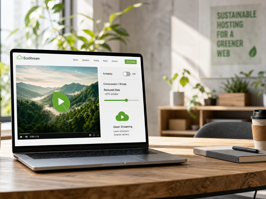 Ottimizzare video su un sito: compressione e streaming green