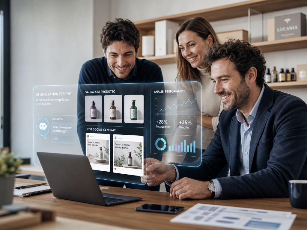 Intelligenza artificiale generativa per PMI: come integrarla nei processi digitali