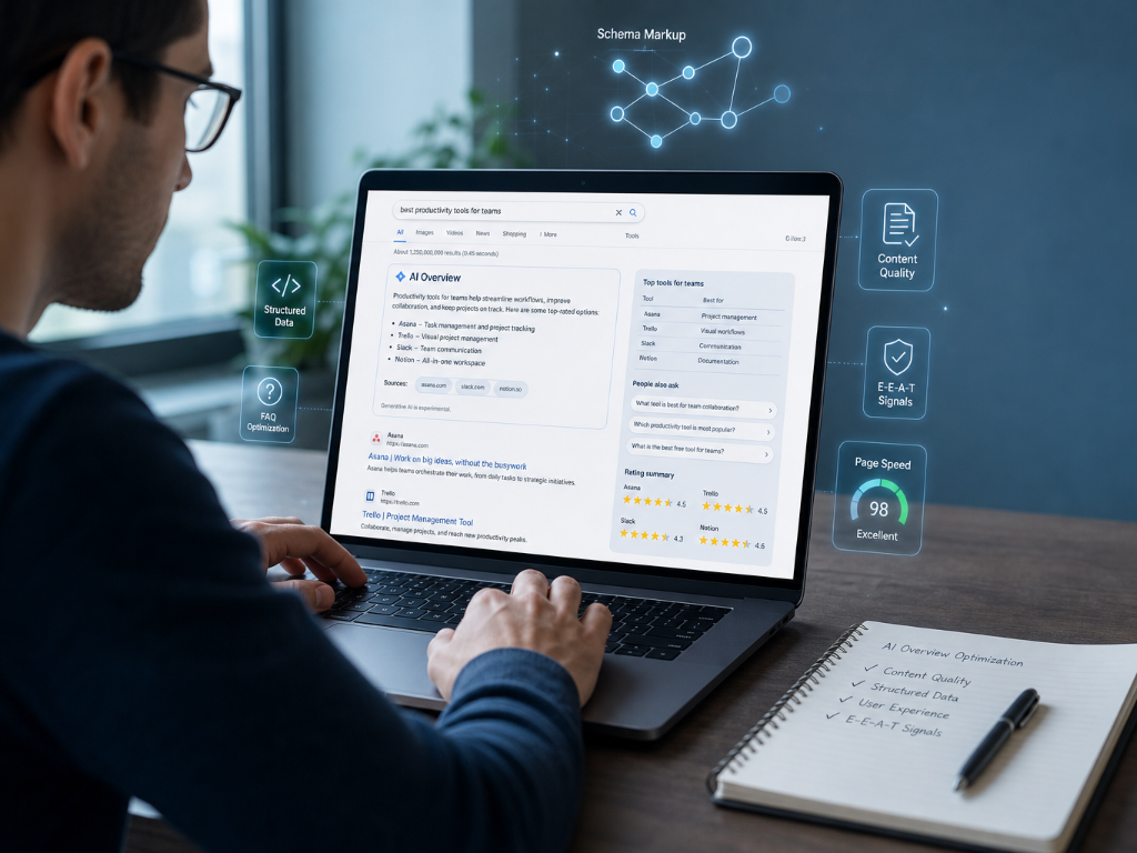 Ottimizzazione sito per AI Overview: guida pratica