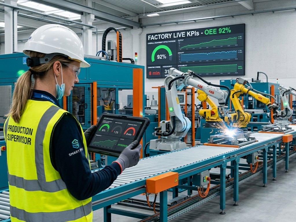 Controllo produzione digitale: guida KPI e MES Industria 4.0